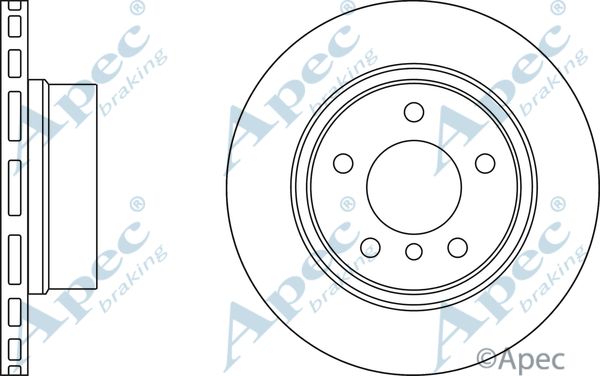 APEC BRAKING Bremžu diski DSK2721